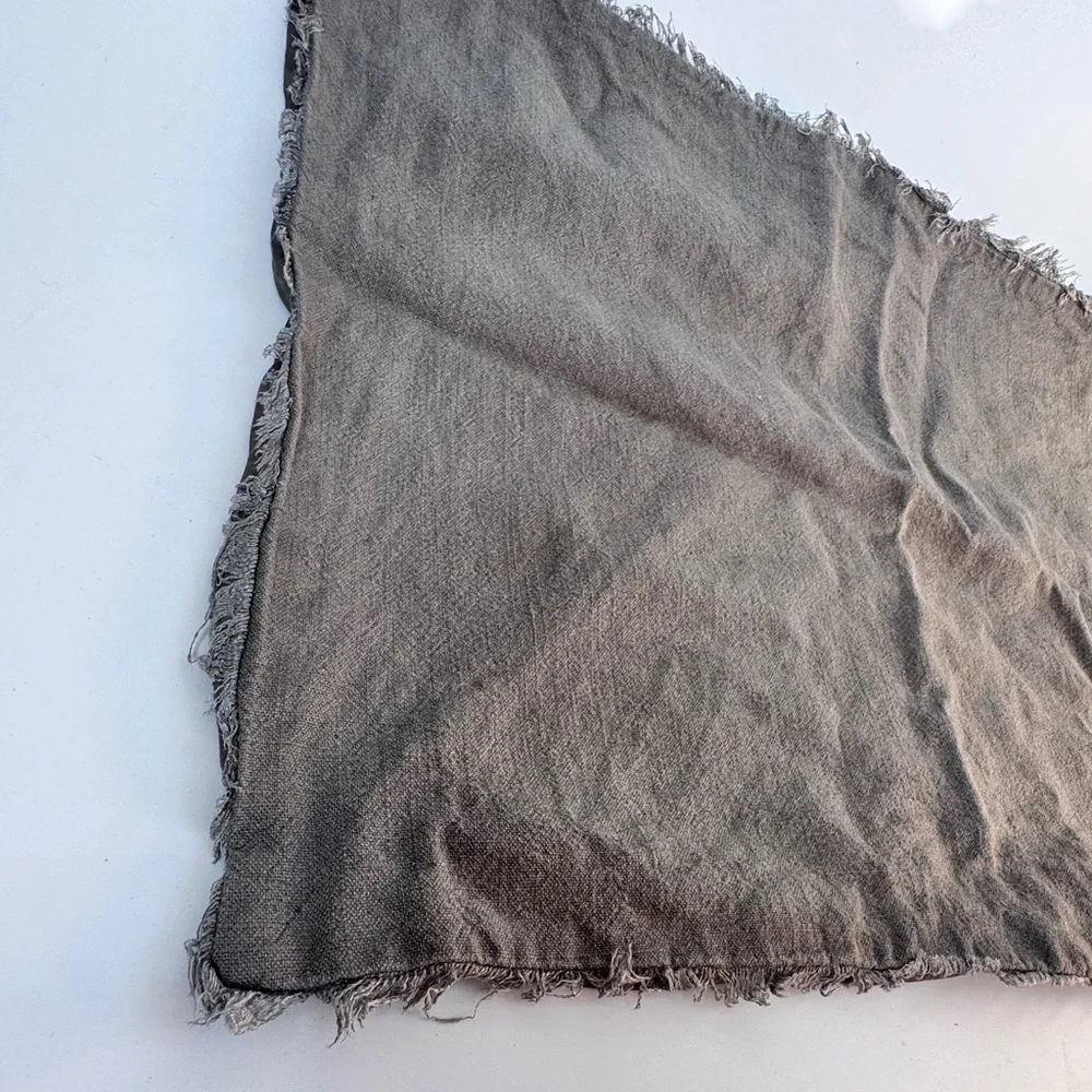 SINGLE Casaluna Heavyweight Linen Blend Queen Gray Sham